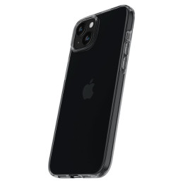 Spigen Crystal Flex dėklas iPhone 15 Plus - pilkas ir skaidrus