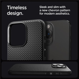 Spigen Mag Armor dėklas su MagSafe iPhone 15 Pro - matinė juoda