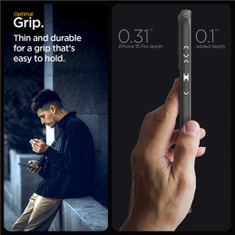 Spigen Mag Armor dėklas su MagSafe iPhone 15 Pro - matinė juoda