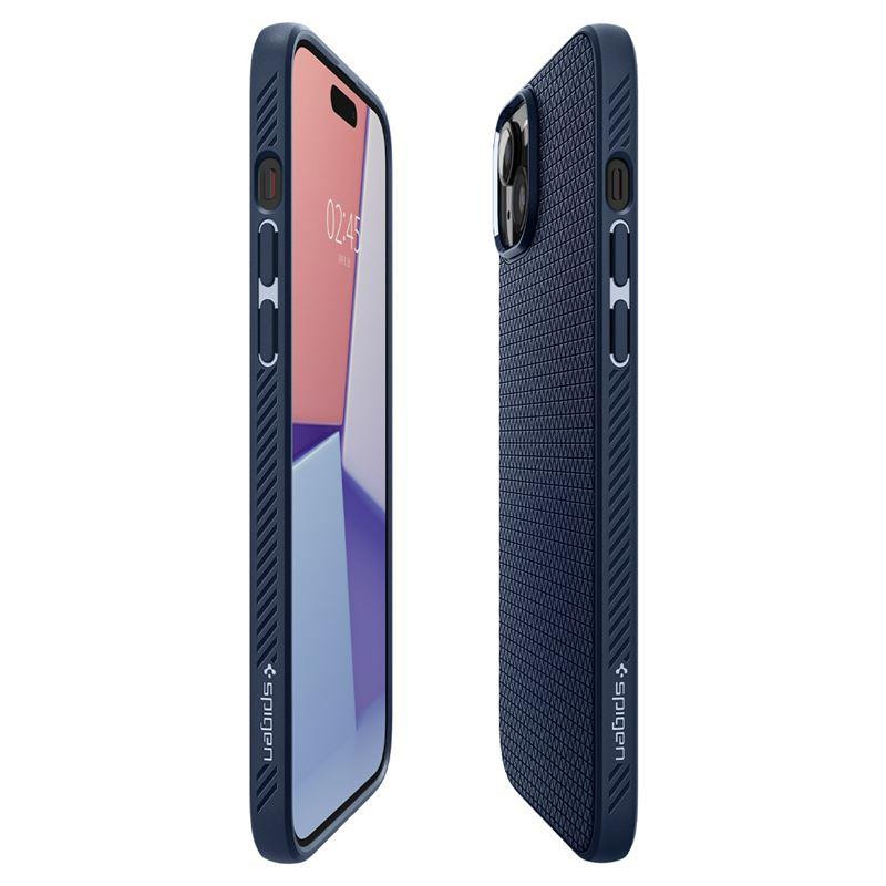 Spigen Liquid Air dėklas iPhone 15 Plus - mėlynas
