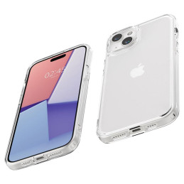 Spigen Crystal Hybrid dėklas iPhone 15 - skaidrus