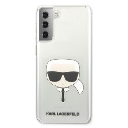 Karl Lagerfeld Karl& 39 s Head dėklas, skirtas Samsung Galaxy S21+ - skaidrus