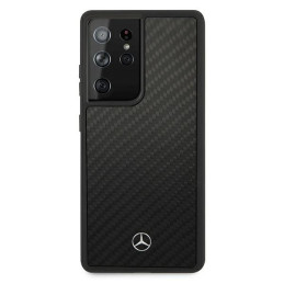 Mercedes Dynamic Line dėklas, skirtas Samsung Galaxy S21 Ultra - juodas