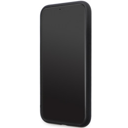 Karl Lagerfeld Silicone Ikonik Metal Pin dėklas iPhone 11 / Xr - juodas