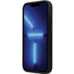 Karl Lagerfeld Silicone Ikonik Metal Pin dėklas iPhone 14 Pro - juodas