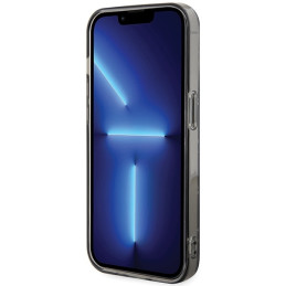 Karl Lagerfeld Monogram Ikonik dėklas iPhone 15 Pro - juodas