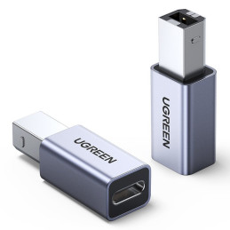 Ugreen USB Type C – USB Type B adapteris pilkas (US382)
