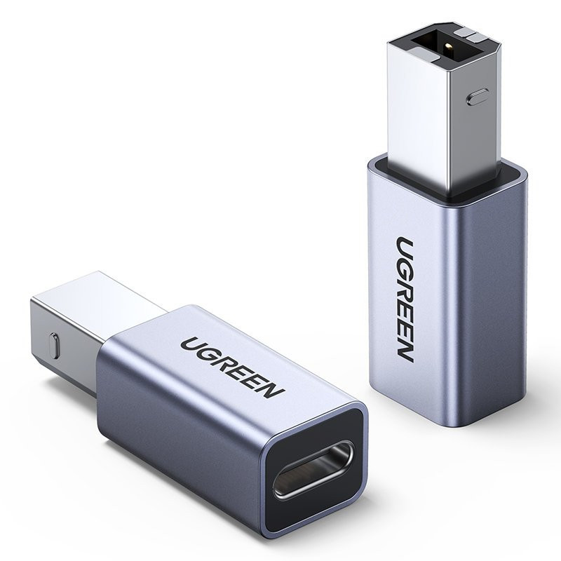 Ugreen USB Type C – USB Type B adapteris pilkas (US382)