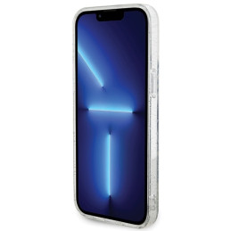 Karl Lagerfeld Karl&Choupette Glitter MagSafe dėklas iPhone 15 Pro Max - skaidrus