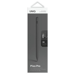 Uniq Pixo Pro magnetinis rašiklis su belaidžiu įkrovimu, skirtas iPad - pilkas