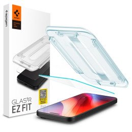 Spigen Glas.tR EZ Fit grūdintas stiklas iPhone 15/ 16