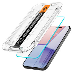 Spigen Glas.tR EZ Fit grūdintas stiklas, skirtas iPhone 15 Pro