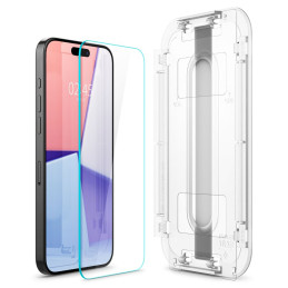 Spigen Glas.tR EZ Fit grūdintas stiklas, skirtas iPhone 15 Pro