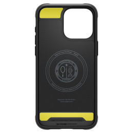 Spigen Rugged Armor Mag dėklas su MagSafe iPhone 15 Pro - matinė juoda