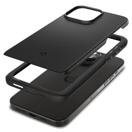 Spigen Thin Fit dėklas iPhone 15 Pro Max - juodas