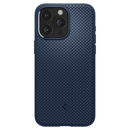 Spigen Mag Armor dėklas su MagSafe, skirtas iPhone 15 Pro Max - mėlynas
