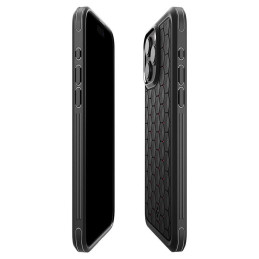 Spigen Cryo Armor dėklas, skirtas iPhone 15 Pro Max - juodos ir raudonos spalvos