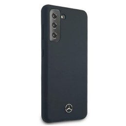 Mercedes Silicone Line dėklas Samsung Galaxy S21+ - mėlynas