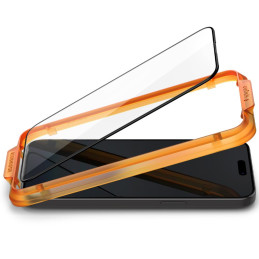 Spigen ALM Glass FC grūdintas stiklas skirtas iPhone 15 - juodas 2 vnt.