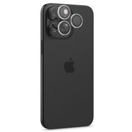 Spigen Glas.tR EZ Fit Optik Pro kameros dangtelis skirtas iPhone 15 Pro / 15 Pro Max / 16 Pro / 16 Pro Max - 2 vnt.