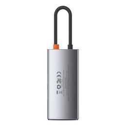 „Baseus Metal Gleam 4in1“ daugiafunkcis C tipo USB koncentratorius – C tipo USB maitinimo tiekimas 100 W / HDMI 4K 30 Hz...