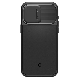 Spigen Optik Armor Mag dėklas su MagSafe, skirtas iPhone 15 Pro Max - juodas
