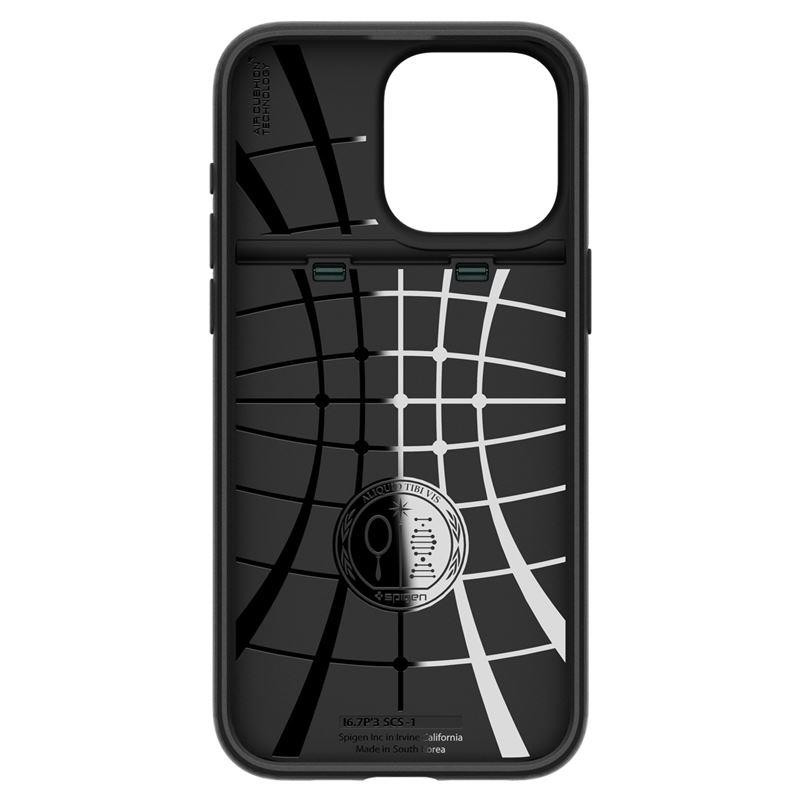 Spigen Slim Armor CS dėklas iPhone 15 Pro - tamsiai žalias