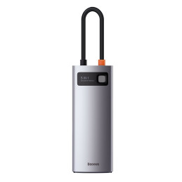 „Baseus Metal Gleam 5in1“ daugiafunkcis C tipo USB koncentratorius – C tipo USB maitinimo tiekimas 100 W / HDMI 4K 30 Hz...