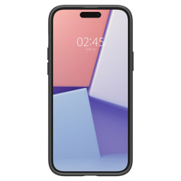 Spigen Thin Fit dėklas iPhone 15 - juodas