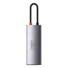 „Baseus Metal Gleam 5in1“ daugiafunkcis C tipo USB koncentratorius – C tipo USB maitinimo tiekimas 100 W / HDMI 4K 30 Hz...