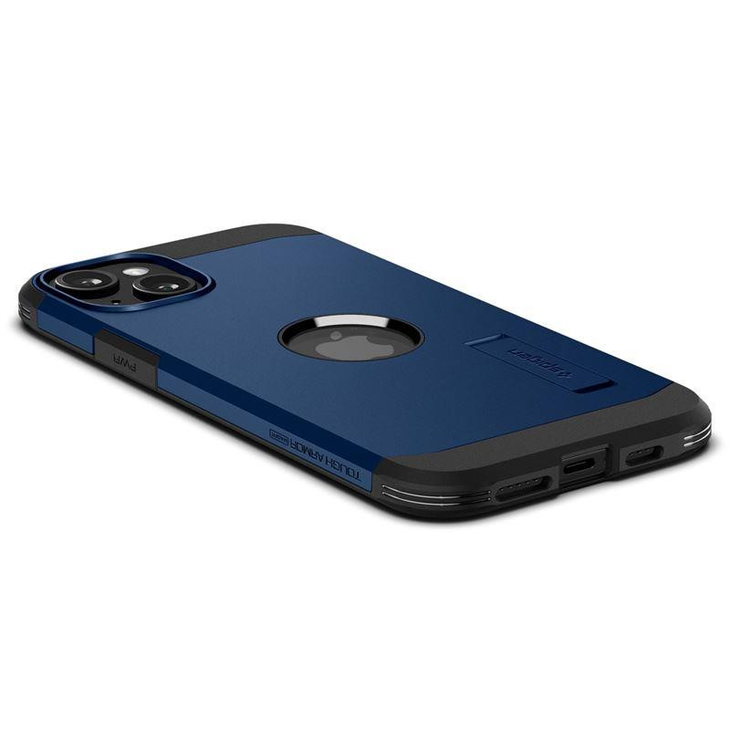 Spigen Tough Armor MagSafe dėklas iPhone 15 - mėlynas