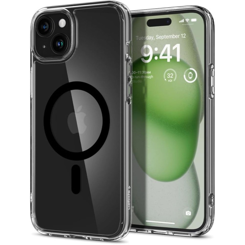 Spigen Ultra Hybrid Mag dėklas su MagSafe iPhone 15 - juodas