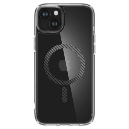Spigen Ultra Hybrid Mag dėklas su MagSafe, skirtas iPhone 15 - pilkas