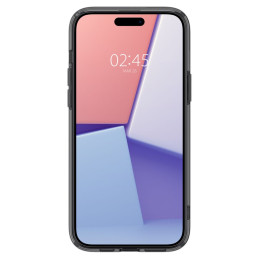 „Spigen Ultra Hybrid Mag“ dėklas su „MagSafe“, skirtas „iPhone 15“ – tamsiai pilkas (nulis vieno rašto)
