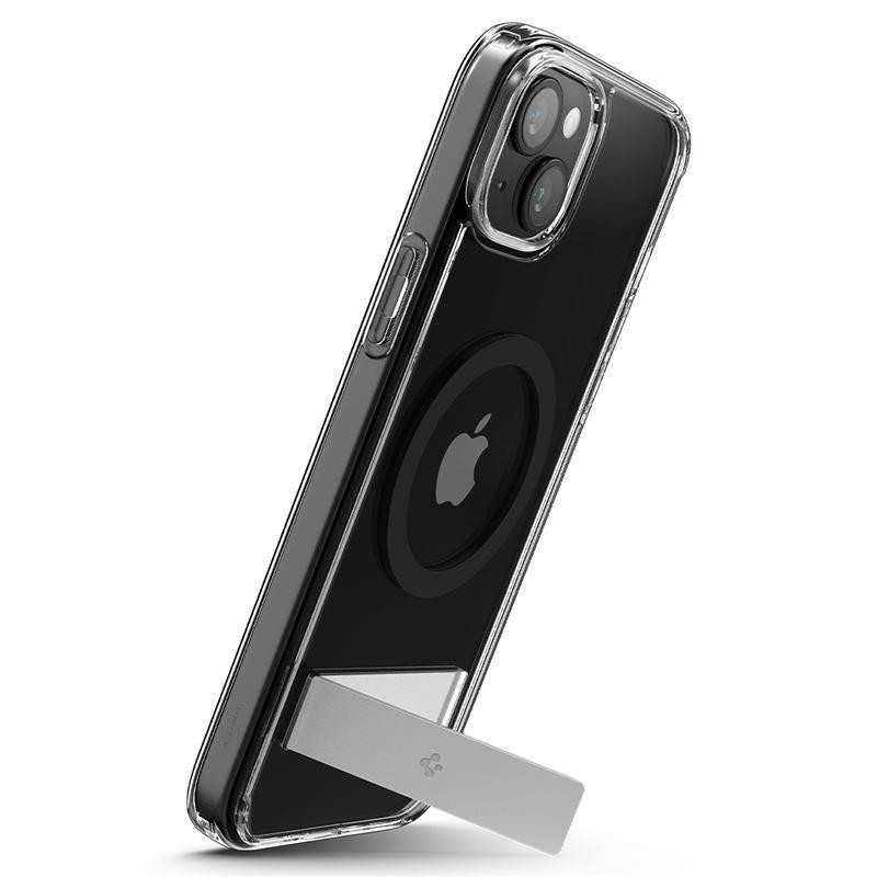 Spigen Ultra Hybrid S MagSafe dėklas su stovu iPhone 15 - juodas