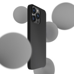 3mk silikoninis dėklas iPhone 15 Pro - juodas