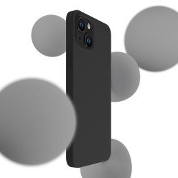 3mk silikoninis dėklas iPhone 15 Plus - juodas