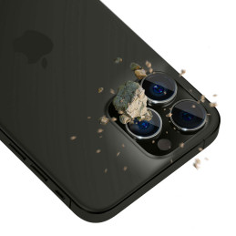 3mk Lens Protection Pro fotoaparato dangtelis, skirtas iPhone 15 Pro Max – sidabrinis
