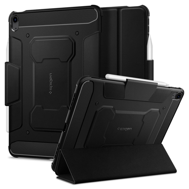 „Spigen Rugged Armor Pro“ dėklas, skirtas iPad Air 4 2020 / 5 2022 – juodas