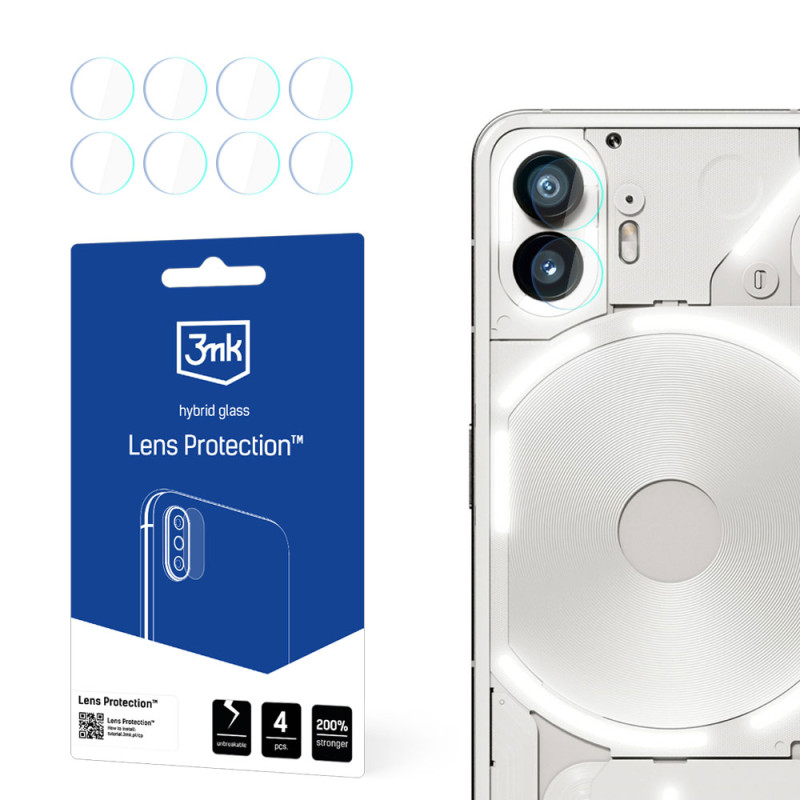 3mk Lens Protection™ hibridinis fotoaparato stiklas, skirtas Nothing Phone 2