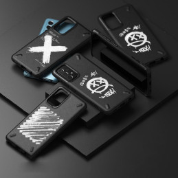 Ringke Onyx Design patvarus dėklo dangtelis, skirtas Samsung Galaxy A72 4G black (Paint) (OXSG0047)