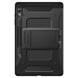 Spigen Tough Armor Pro dėklas, skirtas Samsung Galaxy Tab S9+ 12.4& 39 & 39 X810 / X816B – juodas
