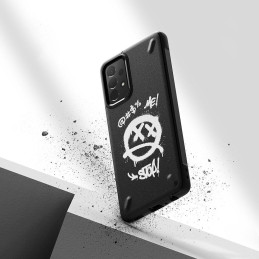 Ringke Onyx Design patvarus dėklo dangtelis, skirtas Samsung Galaxy A72 4G black (Paint) (OXSG0047)
