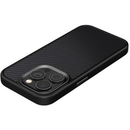 UNIQ Keva Magclick įkrovimo dėklas, skirtas iPhone 15 Pro Max - juodas