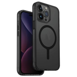 UNIQ LifePro Xtreme Magclick įkrovimo dėklas iPhone 15 Pro - juodas