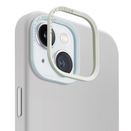 UNIQ Lino Hue Magclick įkrovimo dėklas iPhone 15 - šviesiai pilkas