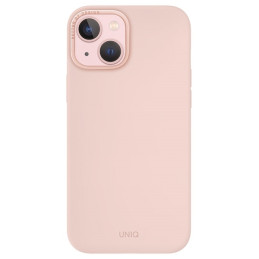 UNIQ Lino Hue Magclick įkrovimo dėklas iPhone 15 - rožinis