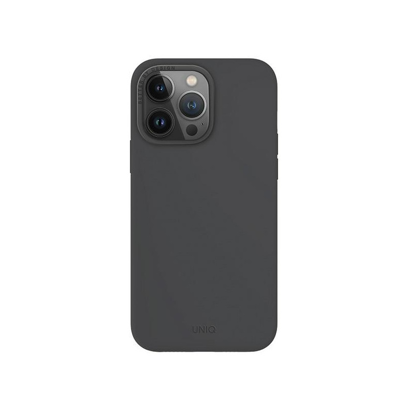 UNIQ Lino Hue Magclick įkrovimo dėklas, skirtas iPhone 15 Pro Max - pilkas