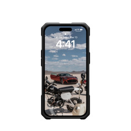 UAG Monarch Pro dėklas su MagSafe iPhone 15 - juodas kevlaras