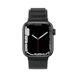 Dirželis su Alpine plieno sagtimi Apple Watch 38/ 40/ 41 mm - juodas